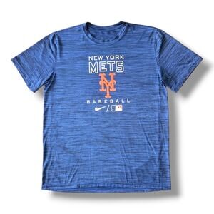 Nike New York Mets Baseball MLB Authentic Collection Dri-FIT Tee Mens Size Large